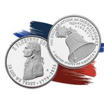 1776-2026 Semiquincentennial Quarters $10 US Rolls - Declaration of Independence