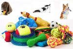 Assorted Dog Puppy Pet Toy Rope Chew Squeaky Fetch Training Play Bundle 10/15/20