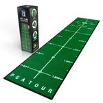 PGA Tour Golf Putting Mat Deluxe 8ft Indoor Portable Putt Training Aid Practice