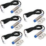 Inductive Proximity Sensor Switch 3-Wire NPN DC6-36V Replacement - Pack of 5