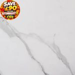 Starline Matt Carrara Marble Bathroom Wall Panel 2400 x 1000mm