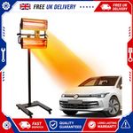 2600W Infrared Paint Heating Heater Lamp Spray/Baking Workshop Curing Adjustable