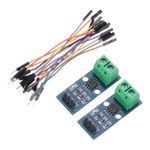 2pcs ACS712 Current Sensor AC/DC 20A Range Hall Current Measuring Module