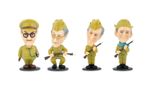 Dads Army Dad's Official Mini Bobble Buddies Figure 4 Set - Discounted - UNBOXED