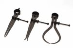 Silverline 3pc Engineers Calliper Set Precision Steel Adjustable Measuring Tools