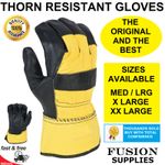THORN PROOF GARDENING GLOVES MEN'S / LADIES,CUT & THORN RESISTANT PRUNING, ROSE