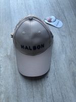 Beige Malbon Golf Cap