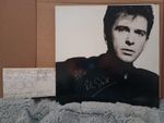 Unique Signed  PETER GABRIEL SO  VINYL /Signed Studio Note