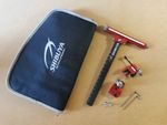 Shibuya Ultima Carbon Recurve Sight - Red - RH -(sight 2)