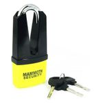 Mammoth Maxi Motorcycle Hardened Steel Security Shackle Disc Lock 11mm Pin