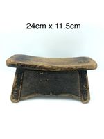 19th Century Chinese Wooden Neck Rest Hand Carved Wood