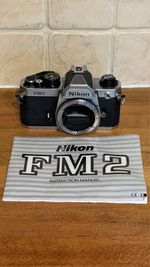 Nikon FM2n 35mm SLR Film Camera Body Only – Working Light Meter