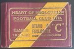 Hearts Fc 1939 Season Ticket Heart of Midlothian Football Club Extremely Rare