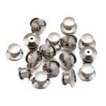 10/30/50 Pieces Locking Pin Backs Metal Pin Backs Locking Pin Keepers Locking Cl