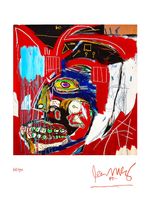 Basquiat, Rare Lithograph, In This Case,  Numbered, coa