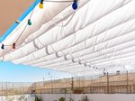CUSTOM-MADE WATERPROOF OUTDOOR ROMAN SHADES | RETRACTABLE CANOPY PATIO & GARDEN