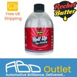 Rocket Butter Roll Up Tyre Dressing, Tyre Gloss, Shiny & Black 500ml Spray