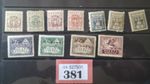 POLAND PO's IN TURKEY. Eleven unused 1919 stamps with Levant o/prints(R381)