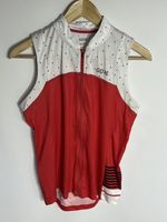 Gore Cycling Vest C5 Lightweight Full Zip | Ladies | Red/White | Large |