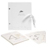 Baby My First Milestones Record Book / Photo Album and Milestones Cards Set