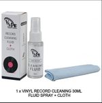 Vinyl Record Cleaning Fluid 30 60 90 120 150 300ml Spray + Microcloth Antistatic
