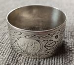 James Deakin & Sons, 1887 Hallmark Silver Napkin Ring. Good.