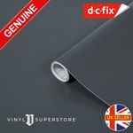 D-C FIX MATT GREY ANTHRACITE STICKY BACK PLASTIC SELF ADHESIVE VINYL FILM 67.5cm