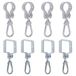 1/2 PAIR HEAVY DUTY SWING HOOK HANGER FOR ROUND/SQUARE TIMBER CLIMBING FRAME UK