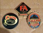 Cains Brewery Set Of Three Badges