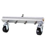 Car Underbody Washer Fan Spray Rolling Wheels for Driveway Cleaning