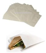 Food Grade Greaseproof White Scotchban Paper Bag - Ideal for Fried Items