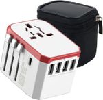 Worldwide Travel Adapter Universal Plug UK EU AU US with USB-C Port Fast Charger