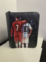 4 Pockets Football Trading Cards Album 400 Cards, Sports Cards Book with Zip