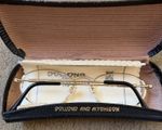 Vintage Dollond & Aitchison Eyeglasses Gold Plated Executive Women’s w/case