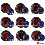 ANY 3 GAUGE OFFER - 52mm Prosport Evo LCD Red / Blue Turbo Boost Oil Water Temp 