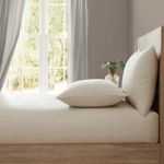 Lazy Linen 100% Washed Linen Fitted Sheet – 4 Sizes, 6 Colours