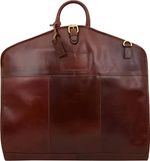 Leather Suit carrier, Groomsmen garment bag, Gift for men, Luxury suit bag