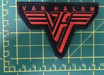 Van Halen Classic Red Logo Woven Sew Or Iron On Patch Officially Licensed