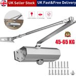 45-65KG Heavy Duty FIRE Rated Overhead Door Closer Opener Adjustable Soft Close