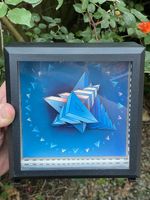 Cleverclocks Douglas Chalk Kinetic Art Desk Clock Vintage 1980s Clockwork House