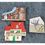 Cats Meow Village Nursery Rhyme Lot of 3 Wood Shelf Sitters Cottage Decor Gift