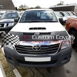 Toyota Hilux Half Bonnet Bra Stone Chip Protector (2005-2016) Black 197