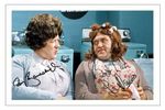 ROY BARRACLOUGH & LES DAWSON Signed Autograph PHOTO Signature Print CISSIE & ADA