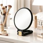 50x Magnifying Makeup Mirror Portable Double-Sided Mirror Adjustable Handle