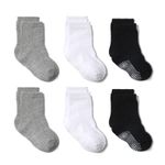 6 Pairs Baby Toddler Socks Infant Newborn Kids Boys Girls Non Slip/Anti Skid