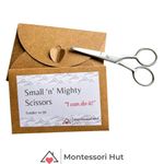 Montessori Scissors for Kids & Adults – Safe, Durable Toddler Cutting Tool