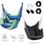 Hanging Hammock Chair Outdoor Hammock Swing Seat for Patio, Garden, Decking