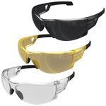 Mechanix Type-N Polycarbonate Ballistic Safety Glasses Rimless Lens MIL-PRF 3243