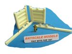 oo gauge model railway scenery  canal lock gates 50mm high                  0231