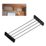 Camper Cabinet Cargo Net for Campervans,Adjustable 5 meters x 2 feet, Black